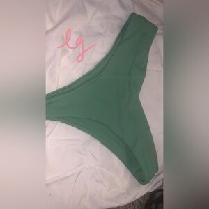 green bikini bottoms